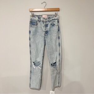 Revice Acid Wash Ripped Knee Jeans